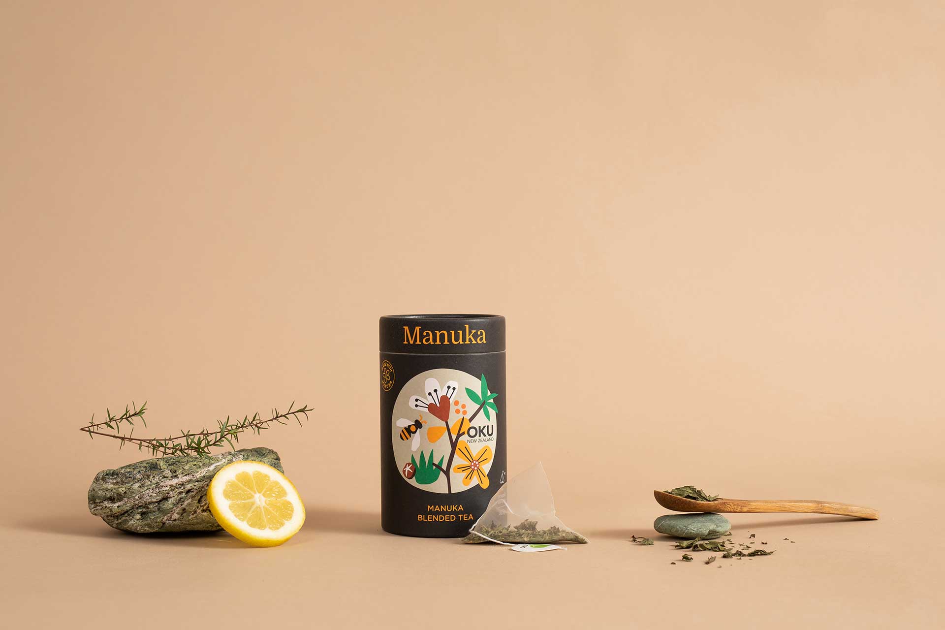 Manuka tea packaging